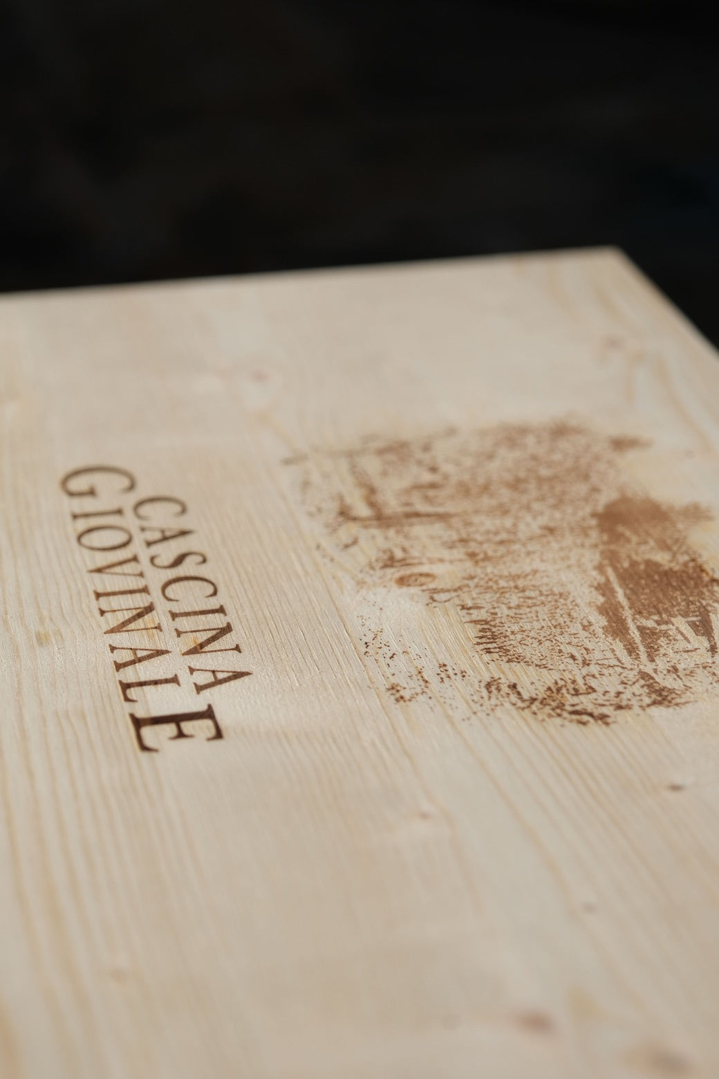 Cassetta in legno da due bottiglie Cascina Giovinale