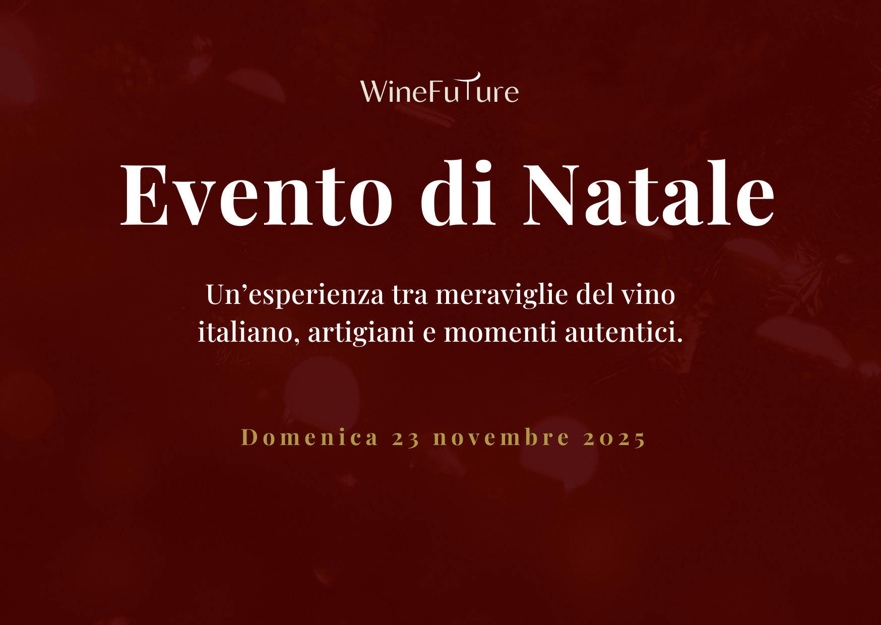 Evento di Natale WineFuture